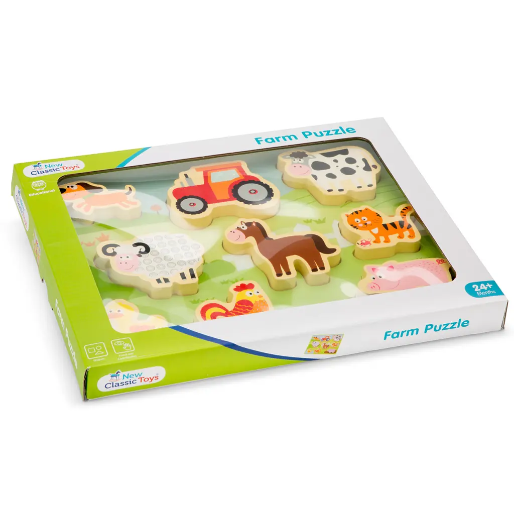 Пазл New Classic Toys Ферма, 9 частин (10521) - фото 3