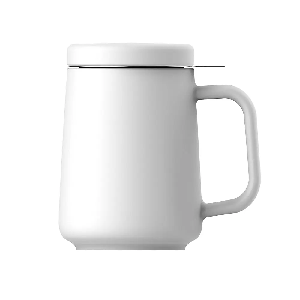 Чашка-заварник U Brewing Mug Ceramic, 500 мл - Сірий - фото 3