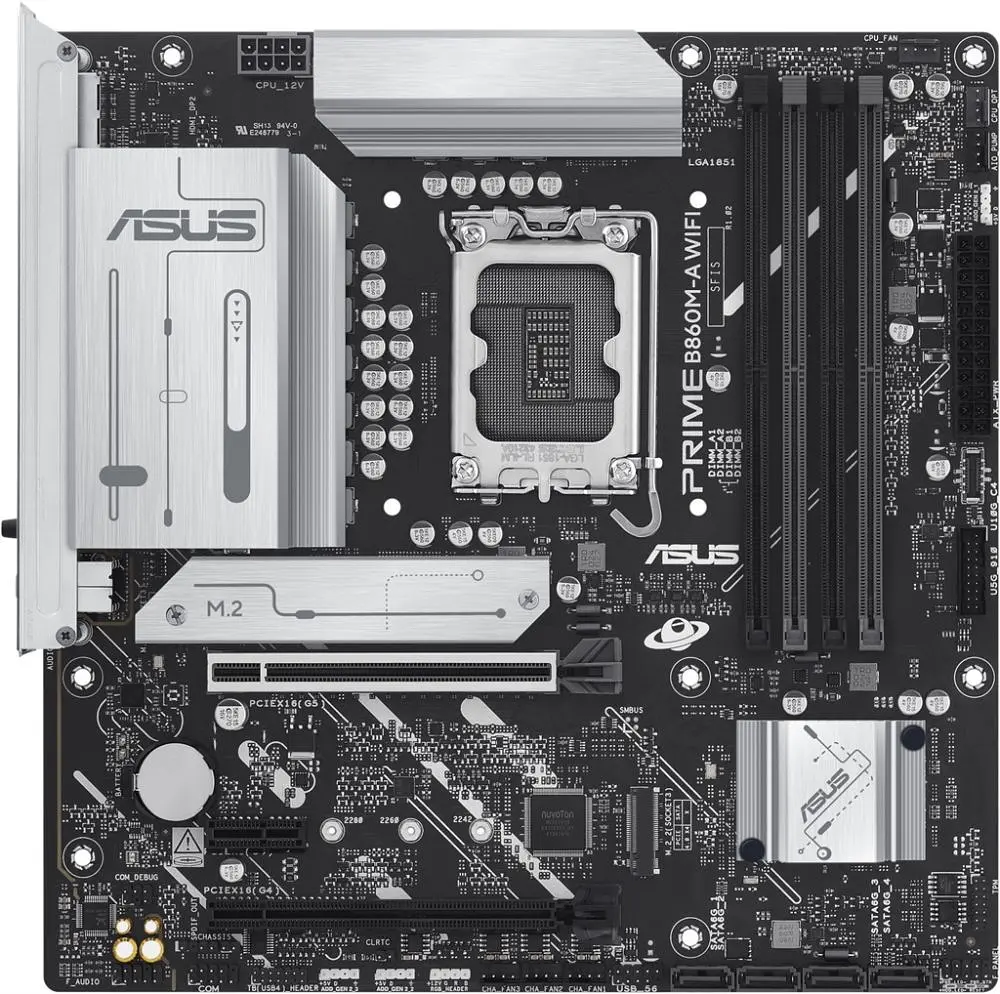 Материнська плата Asus Prime B860M-A WiFi Socket 1851 (PRIME B860M-A WIFI) - фото 9