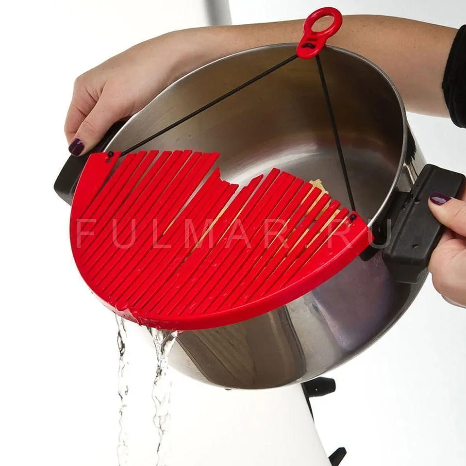 Універсальний друшлаг - накладка для зливу води BETTER STRAINER Друшляк | сито | ситечко - фото 4