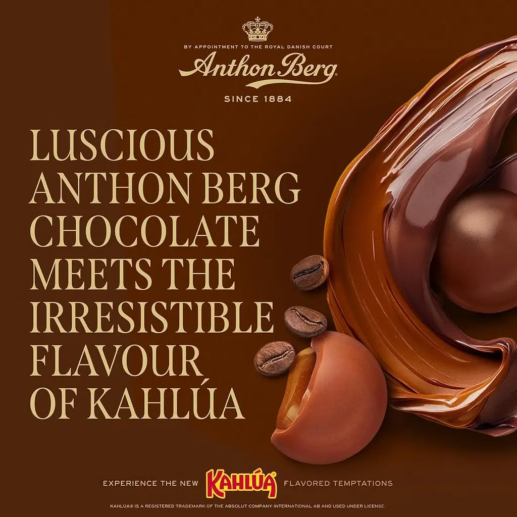 Шоколадні цукерки Anthon Berg Kahlua Chocolate And Coffee Temptations 15шт 173г - фото 6