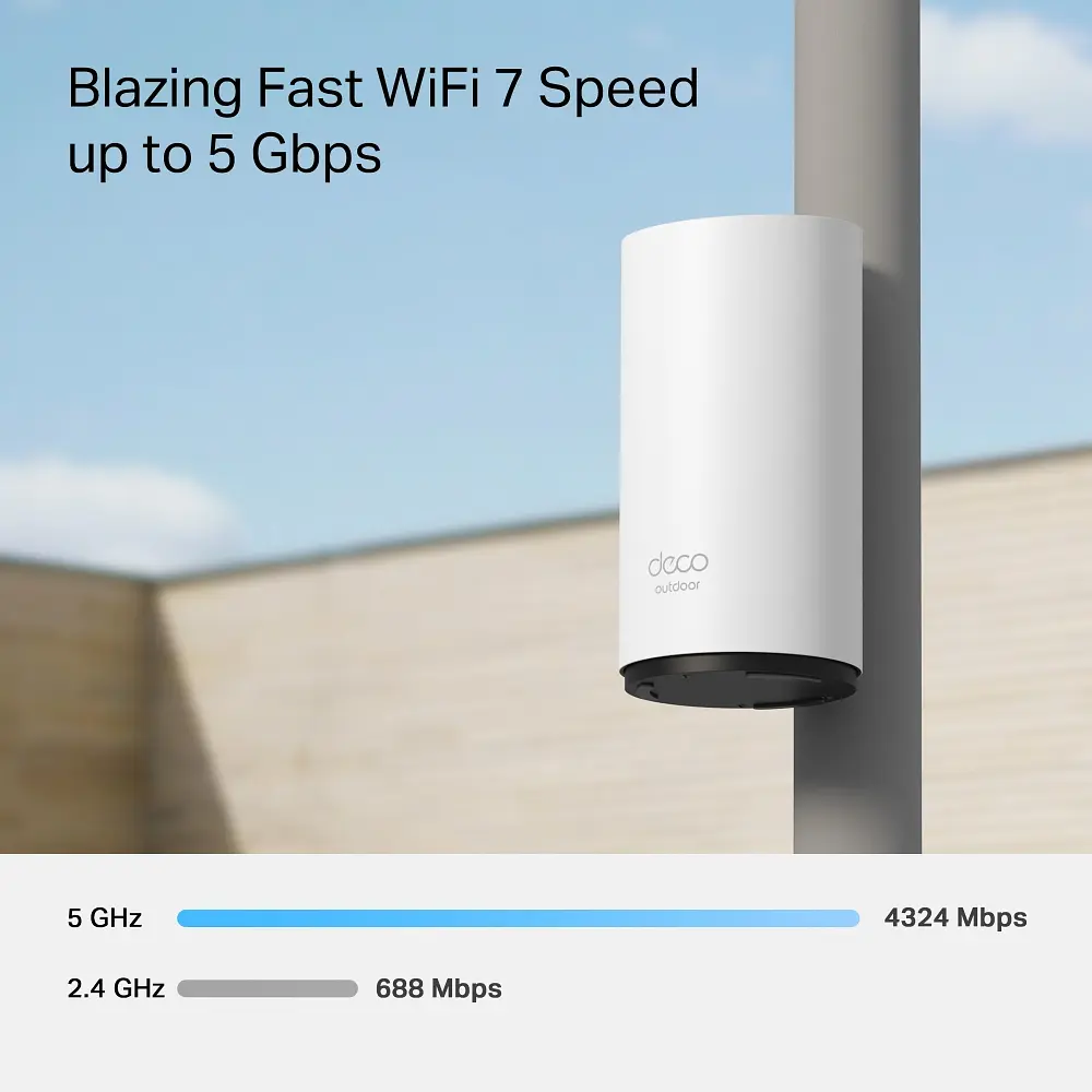 TP-Link Система WiFi-Mesh Deco BE25 BE5000, 2x2.5GE LANWAN, 1мод, зовнішня - фото 6