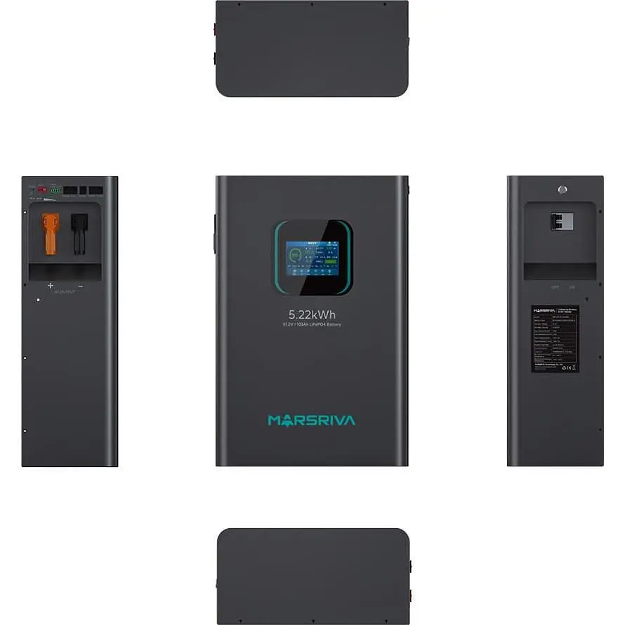 Акумуляторна батарея для ДБЖ Marsriva LiFePO4 51.2 V / 100 А*ч (MR-LFP48-100-WMD) - фото 5