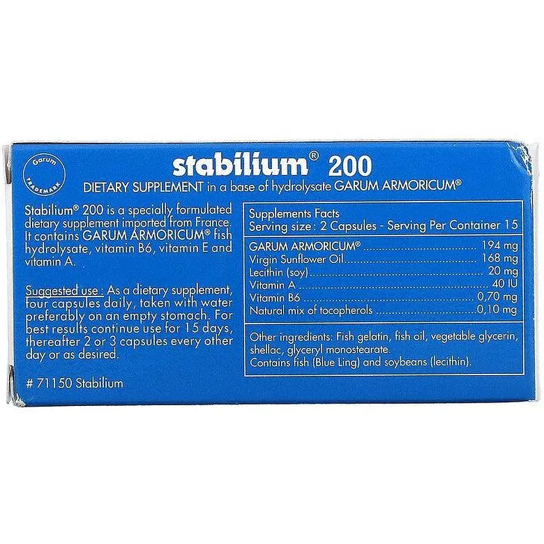 Стабилиум 200 Nutricology Stabilium 30 капсул (ARG-71150) - фото 2