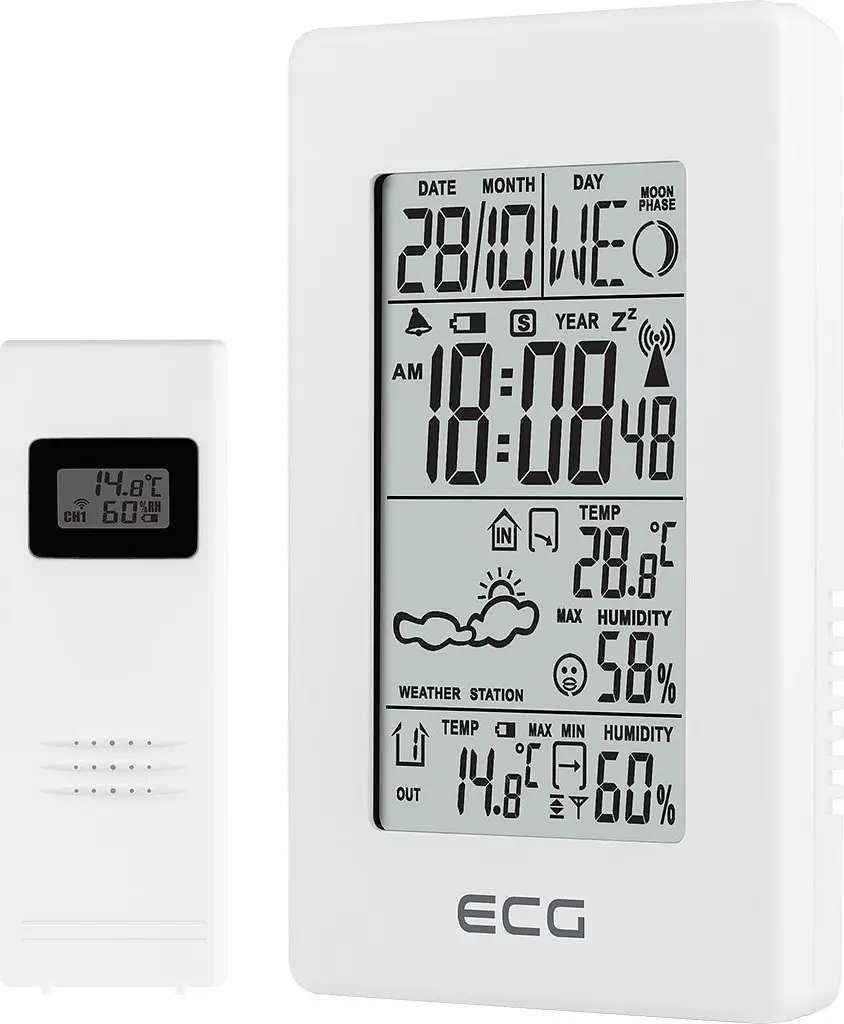 Метеостанція ECG MS 100 White