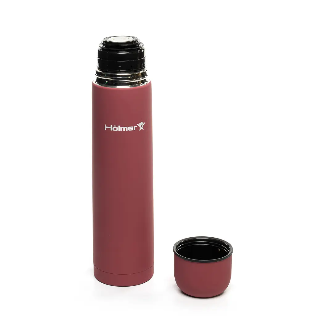Термос Holmer TH-01000-SRR Exquisite 1 л червоний (TH-01000-SRR Exquisite) - фото 3