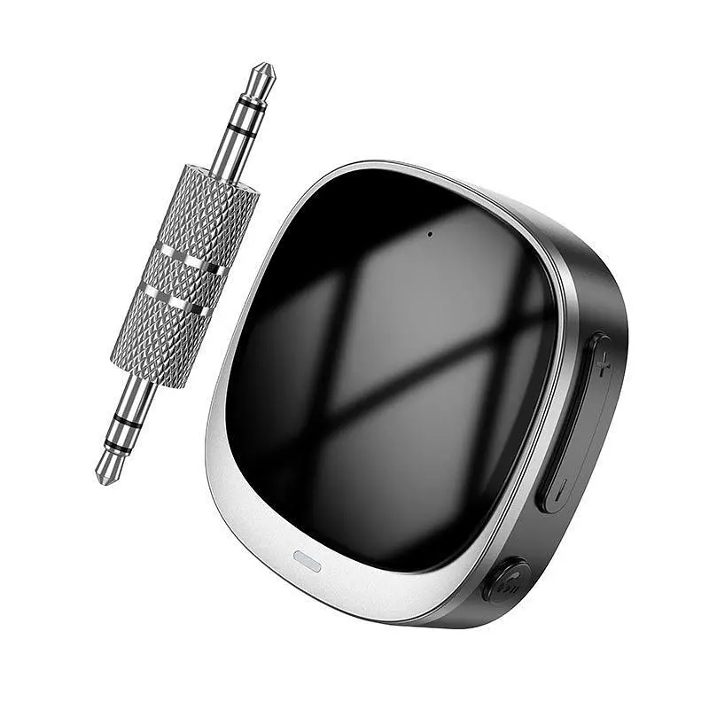 Bluetooth аудіо ресивер Hoco E80 Travel (AUX 3.5mm) Black - фото 2