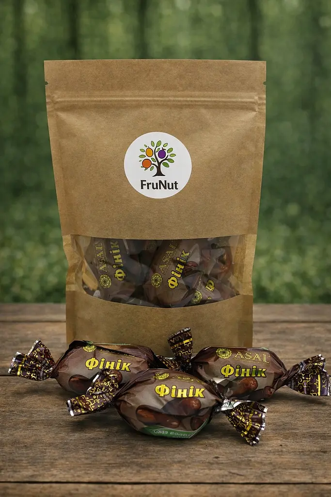 Цукерки "Фінік з волоським горіхом" (Фінік), 500 г 500 г FruNut