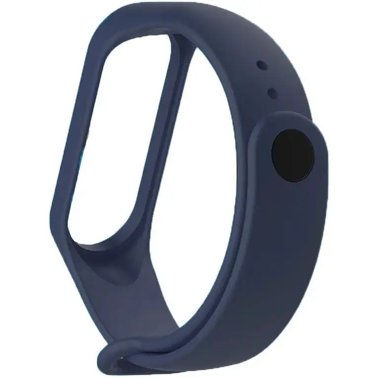 Силіконовий ремінець BeCover для Xiaomi Mi Band 3/4 Deep Blue (704127) - фото 2