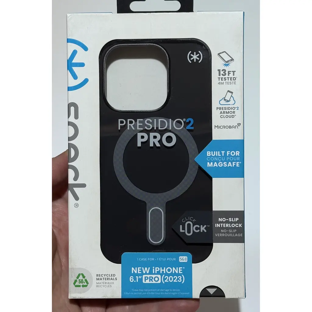 Оригінальний протиударний чохол Speck Presidio2 Pro MagSafe для Iphone 15 Pro (6.1") Black 150564-3205 - фото 3