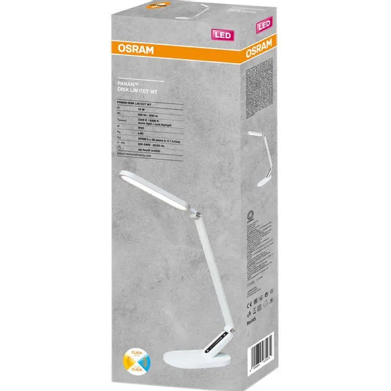 Лампа настільна OSRAM Panan DISK LIN білий 4099854363764 - фото 2