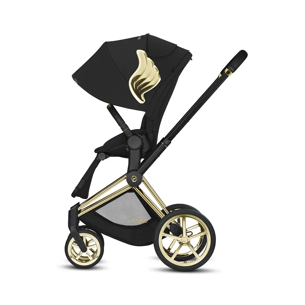 Прогулочная коляска Cybex Priam JS Wings black (519001979) - фото 4