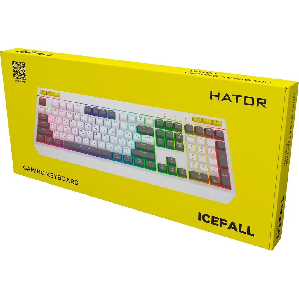 Клавіатура Hator Icefall White (HTK405UA) [119195] - фото 6