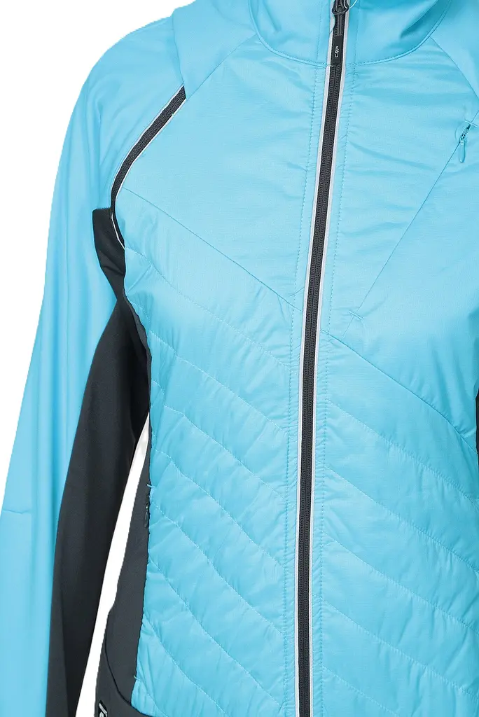Куртка CMP Women's Hybrid Jacket with Removable Sleeves Azzuro XXS (1097-30A2276-L613 34) - фото 4