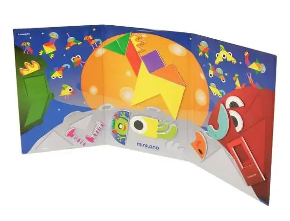 Магнітна гра Miniland Танграм (31965) - фото 3