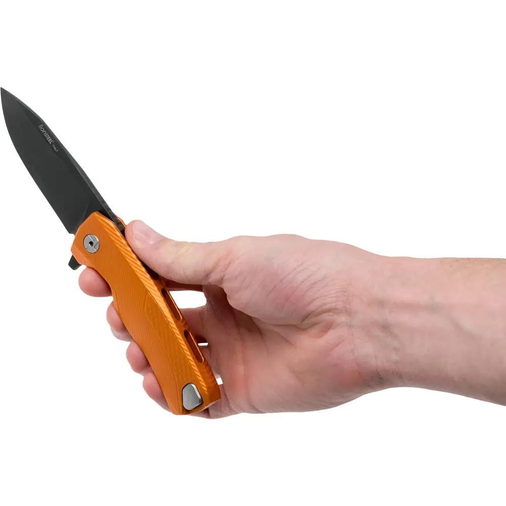Ніж Lionsteel ROK Aluminum Orange Black - фото 9