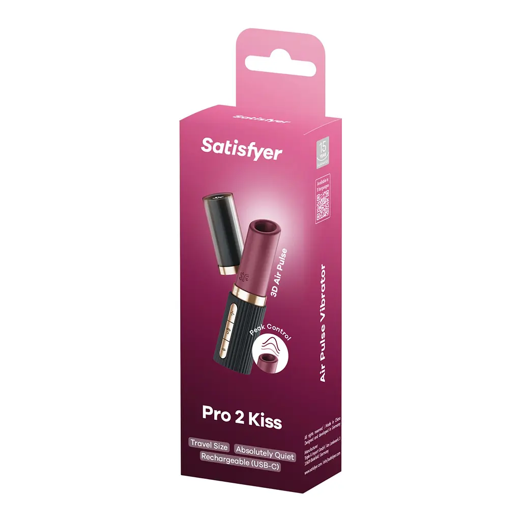 Вакуумний стимулятор Satisfyer Pro 2 Kiss, магнітна технологія 3D Air Pulse Satisfyer IG078601; SX2166 100858 - фото 7