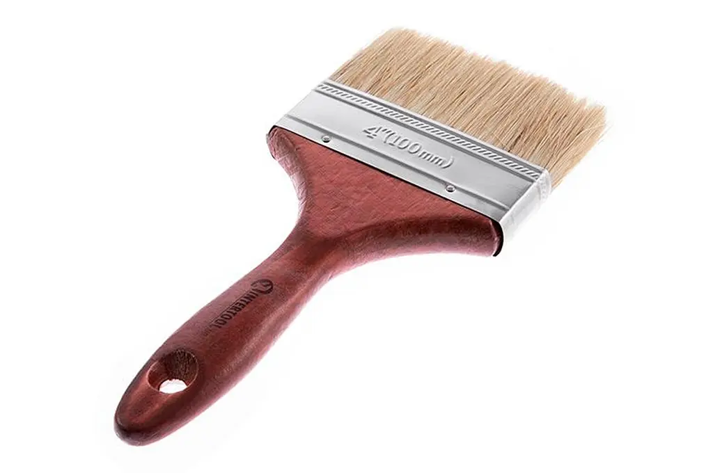 Кисть малярная плоская Intertool английская 4" KT-1102 - фото 5