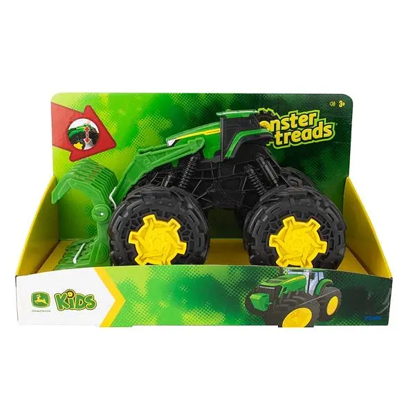Машинка Трактор John Deere Kids Monster Treads з ковшем і великими колесами (47327) - фото 8