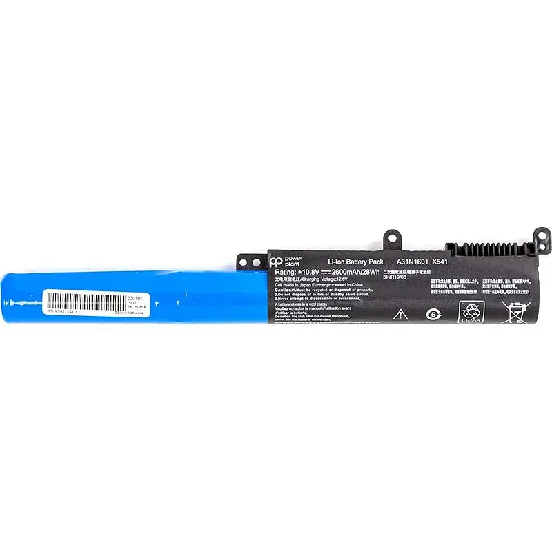Аккумулятор PowerPlant для ноутбуков Asus VivoBook X541SA (A31N1601) 10.8V 2600mAh - фото 2