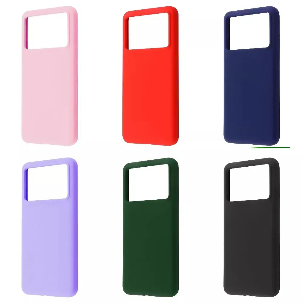 Чохол-накладка Wave Full Silicone Cover для Xiaomi Poco X6 Pro 5G Black - фото 3