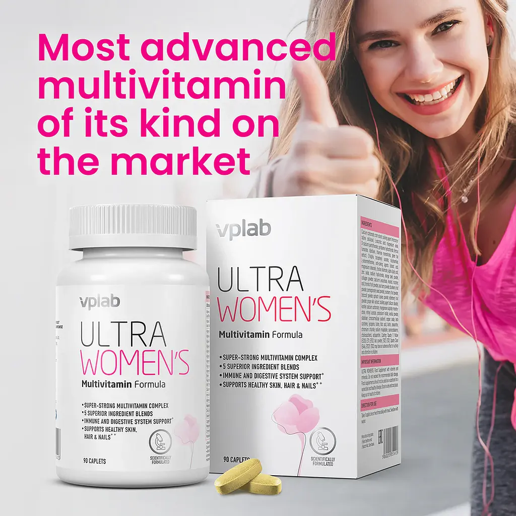 Мультивітамінний комплекс Vplab Ultra Women's Multivitamin Formula 180 капсул - фото 3