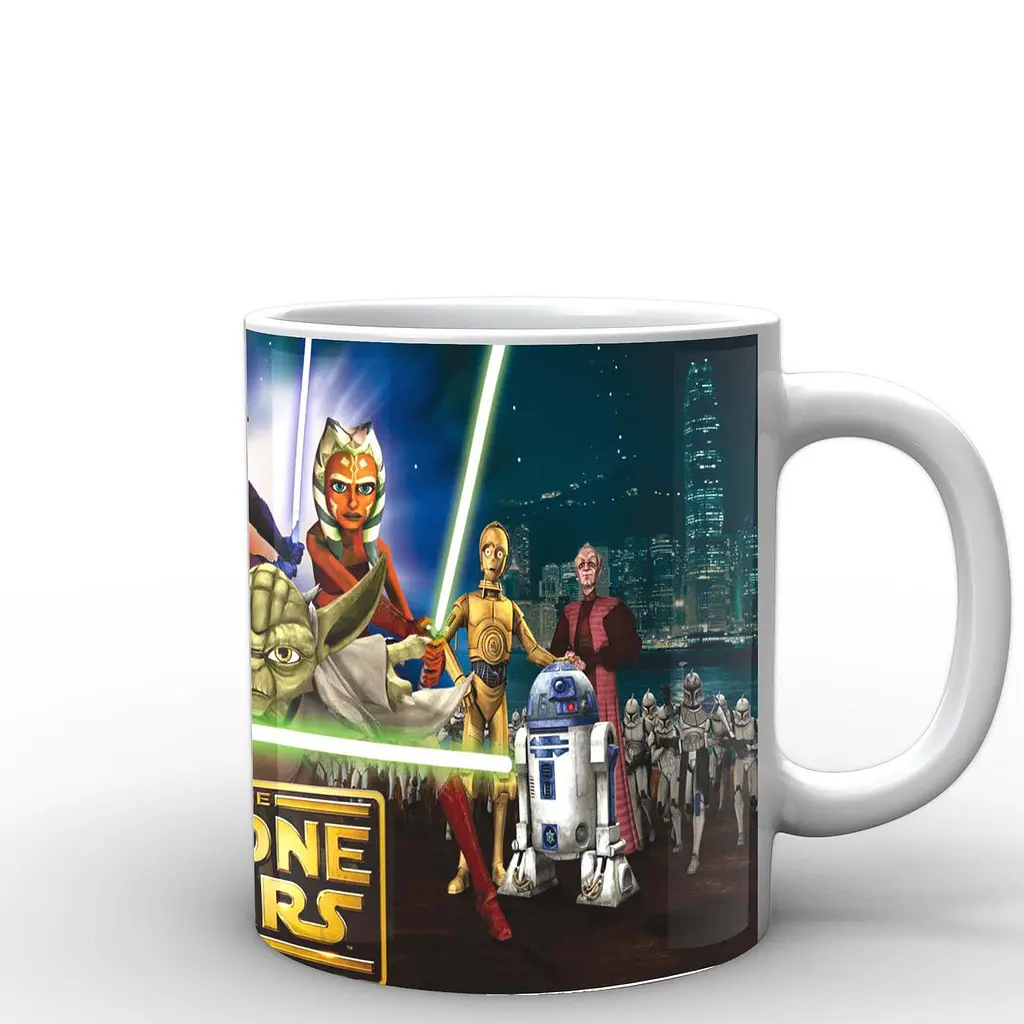 Кружка GeekLand Звездные войны Star Wars мультфильм 002.22 330 мл белая - фото 3