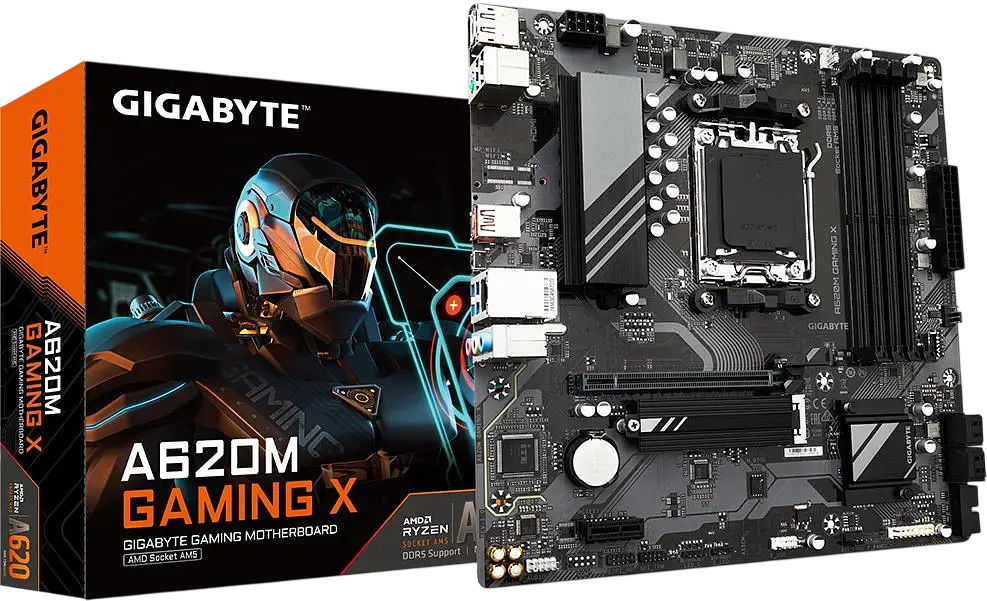 Mатеринська плата Gigabyte A620M Gaming X Socket AM5 (A620M GAMING X) Б/В - фото 3