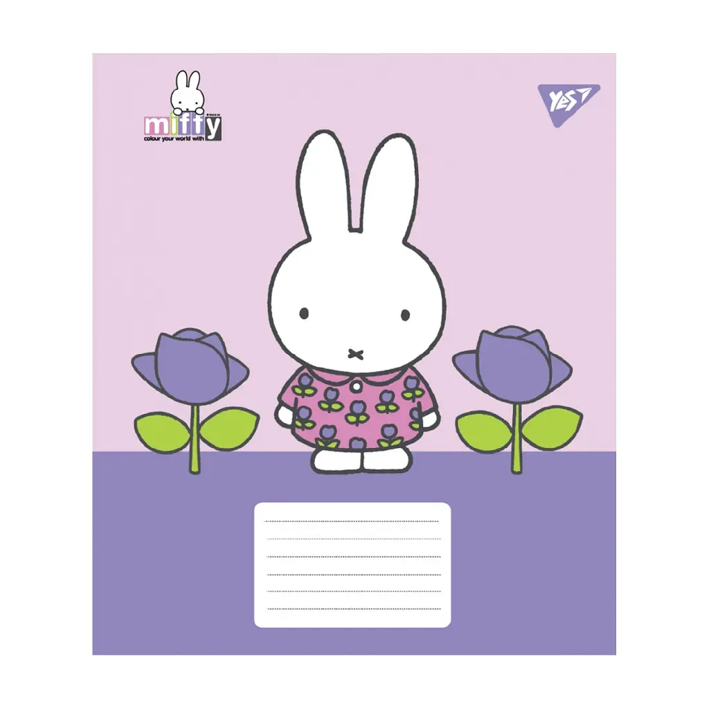 Зошит Yes Miffy Spring А5 18 аркушів лінія (767628), в асортименті - фото 3