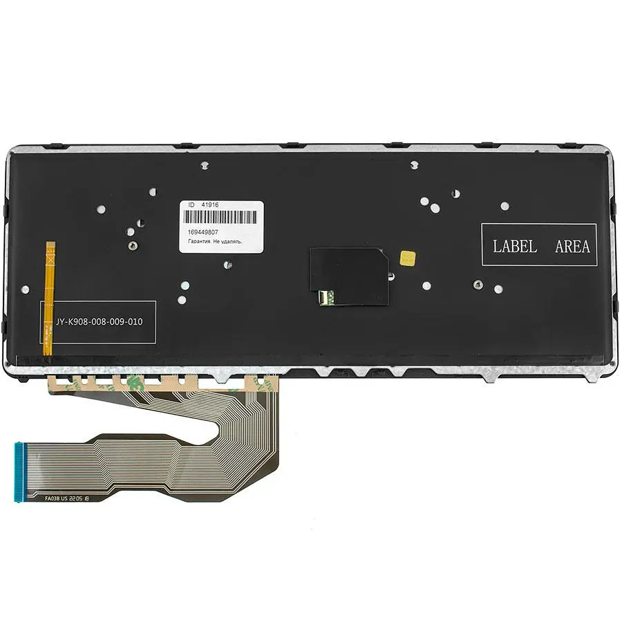 Клавіатура для ноутбука HP (EliteBook: 840 850) rus чорний підсвічування клавіш з джойстиком - фото 2
