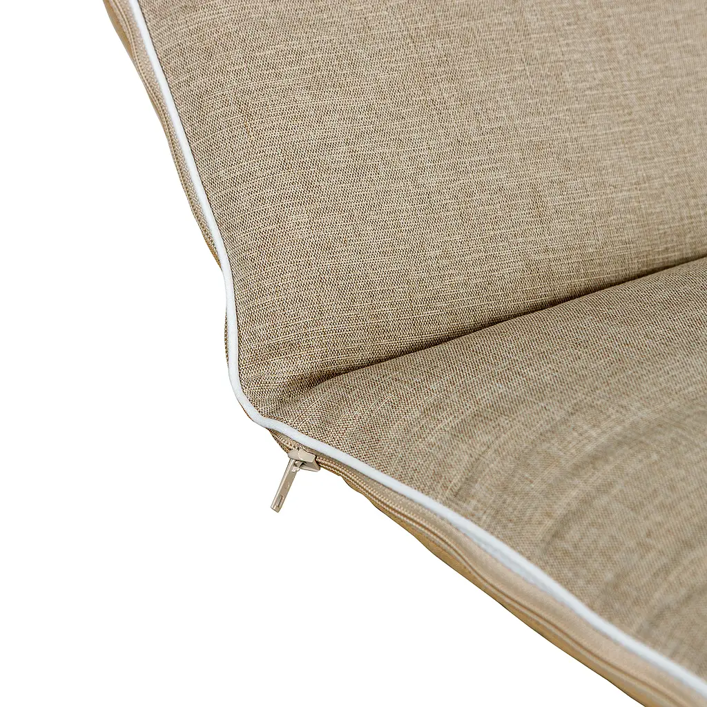 Матрас для шезлонга Ost-Fran Trio светло-бежевый меланж 4212, 189x58x5 см. - фото 3