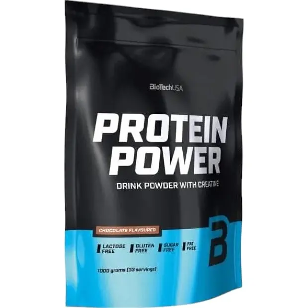Протеїн BiotechUSA Protein Power Strawberry 1 кг