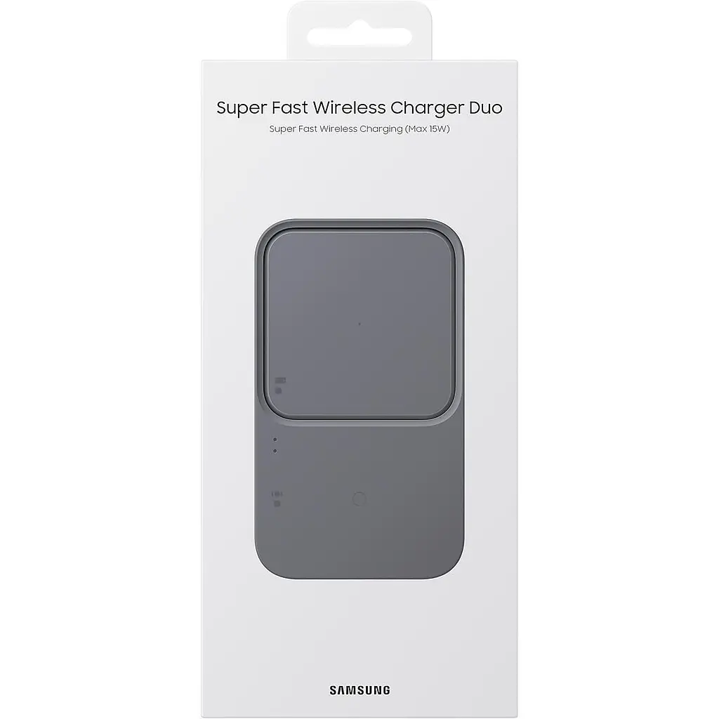 Зарядний пристрій Samsung Duo 15Вт, сірий темний (EP-P5400BBEGEU) - фото 6