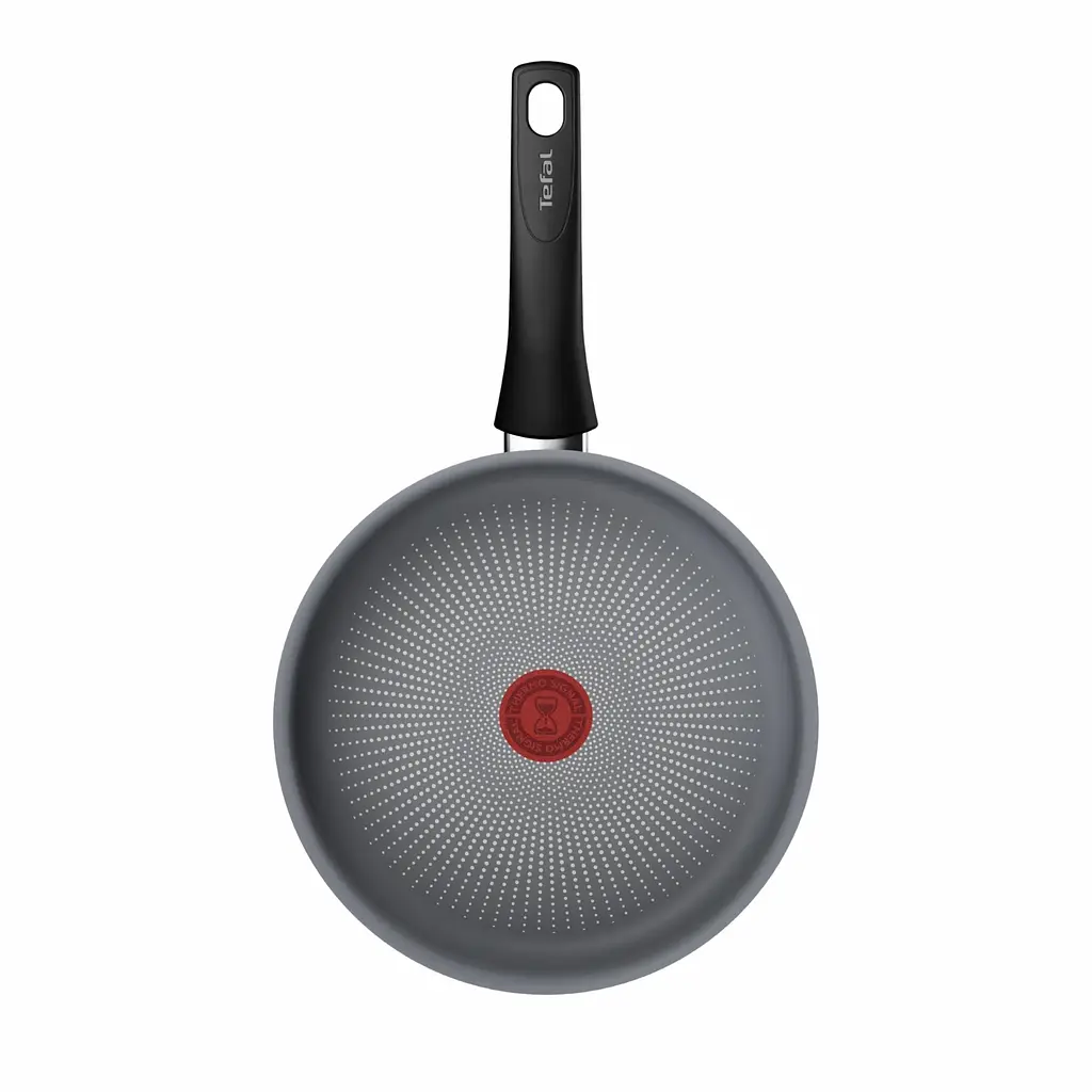 Tefal Сотейник Halo, 24см, з кришкою, алюміній, бакеліт, скло, сірий - фото 2