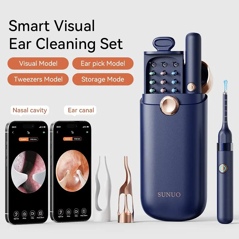 Розумна вушна паличка Sunuo Smart Visual Ear Sticks S1 Pro [167987] - фото 4