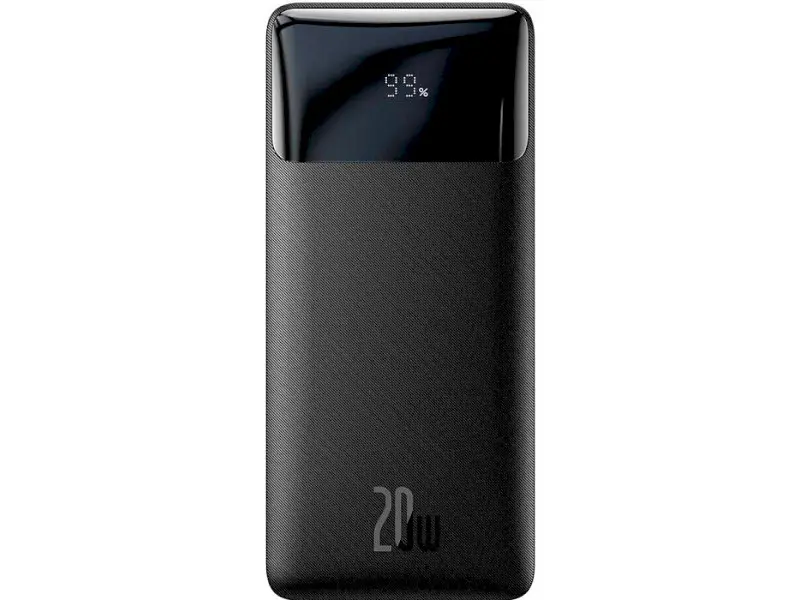 Зовнішній акумулятор Power Bank BASEUS Bipow Digital Display 10000mAh 20W Black (PPDML-L01) - фото 2