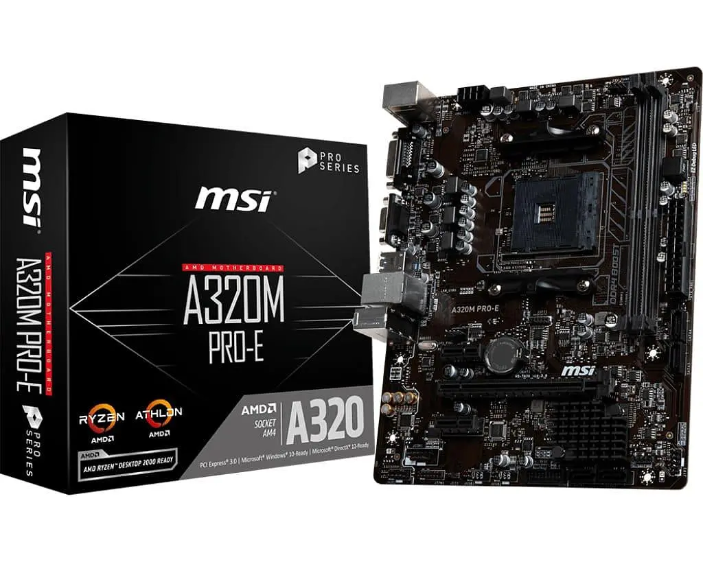 Материнська плата MSI A320M PRO-E (A320M PRO-E) (Socket AM4, AMD A320, Micro-ATX) Б/в - фото 4