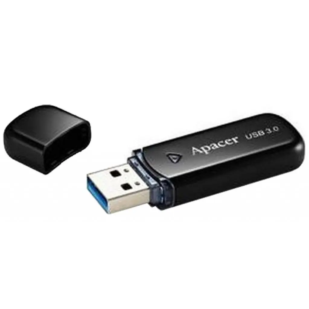 USB флеш накопичувач Apacer 64GB AH355 Black USB 3.0 (AP64GAH355B-1) - фото 3