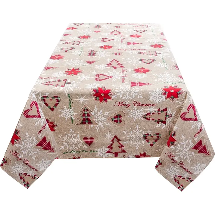 Скатерть водоотталкивающая Lefard Home Textile Turron burdeos 140х180 см (715-356) - фото 4