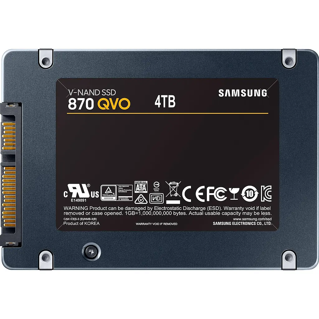 SSD накопичувач Samsung 870 QVO 4 TB [MZ-77Q4T0BW] [122183] - фото 2
