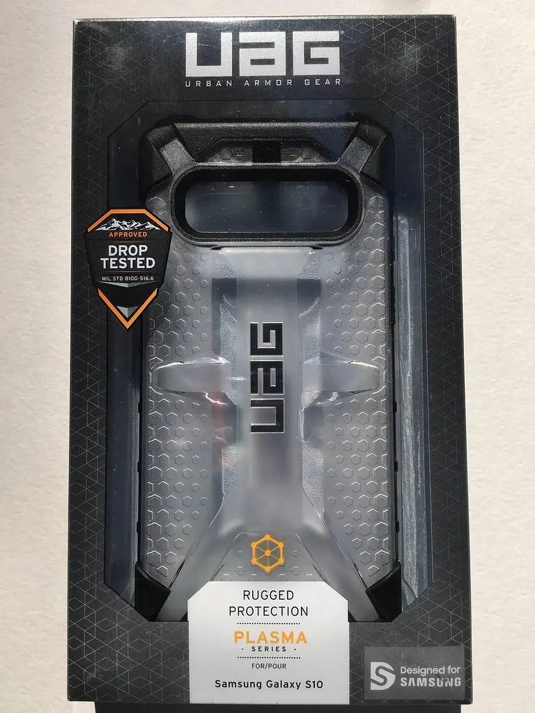 Чохол прозорий протиударний UAG Plasma 211343114343 для Samsung Galaxy S10 (6.1") Ice - фото 2
