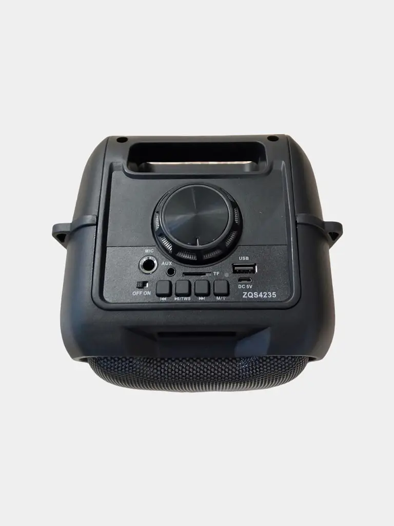 Потужна Bluetooth колонка ZQS-4235 з підсвічуванням та мікрофоном - фото 4