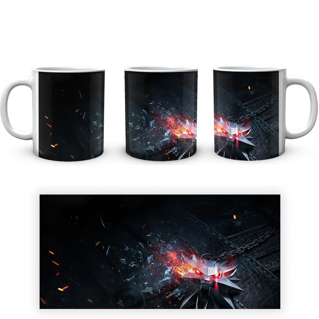 Кухоль GeekLand The Witcher Відьмак TW 002.025 330 мл білий - фото 4