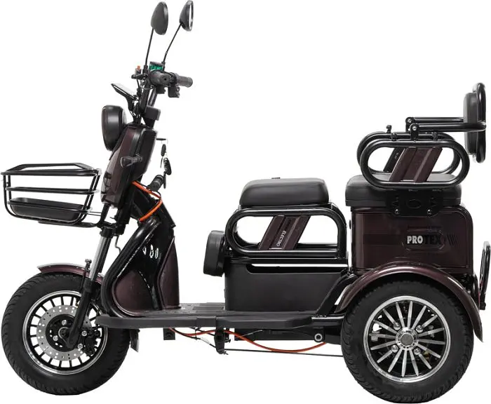 Триколісний Електроскутер Corso Protex MAX (1200W, 72V, 28Ah) Синій - фото 2