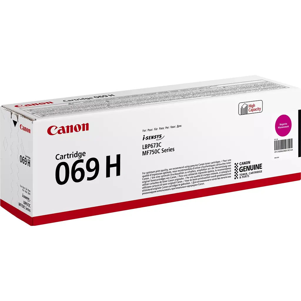 Картридж Canon 069H MF752Cdw/MF754Cdw/LBP673Cdw Magenta 5500стр. teh0015538 - фото 3