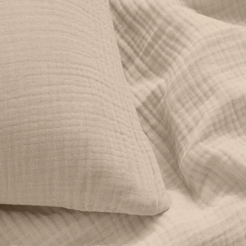 Наволочка Cosas Beige муслінова 40х60 см бежева (050Muslin_Beige_40x60) - фото 2