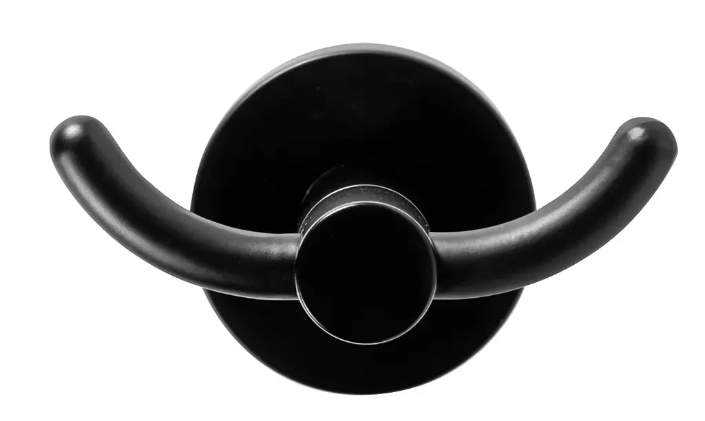 Гачок вішалка для рушника Rea Mist 02 black REA-80019, Чорний матовий - фото 2