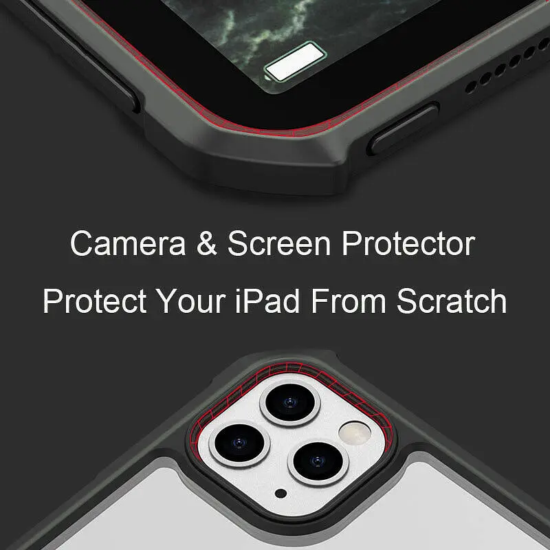 TPU+PC чохол Xundd c посиленими кутами для Apple iPad Pro 11 (2024-25) Чорний - фото 6