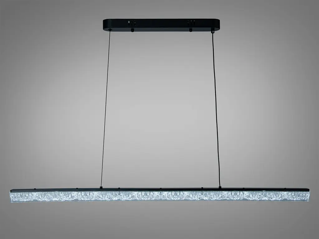 Підвісна LED-люстра Diasha XH1001/1000BK, чорна, 100x4 см, 28 W - фото 2