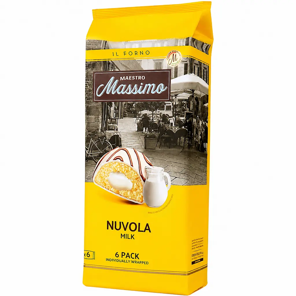 Набір: тістечко Maestro Massimo з молочним кремом 300 г (6 шт. х 50 г) - фото 2